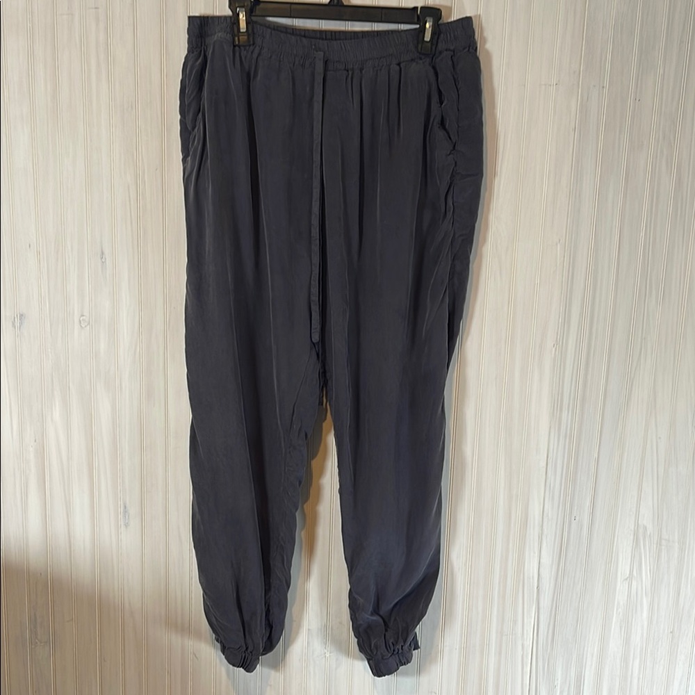 JOHNNY WAS CUPRA RAYON JOGGERS MEDIUM